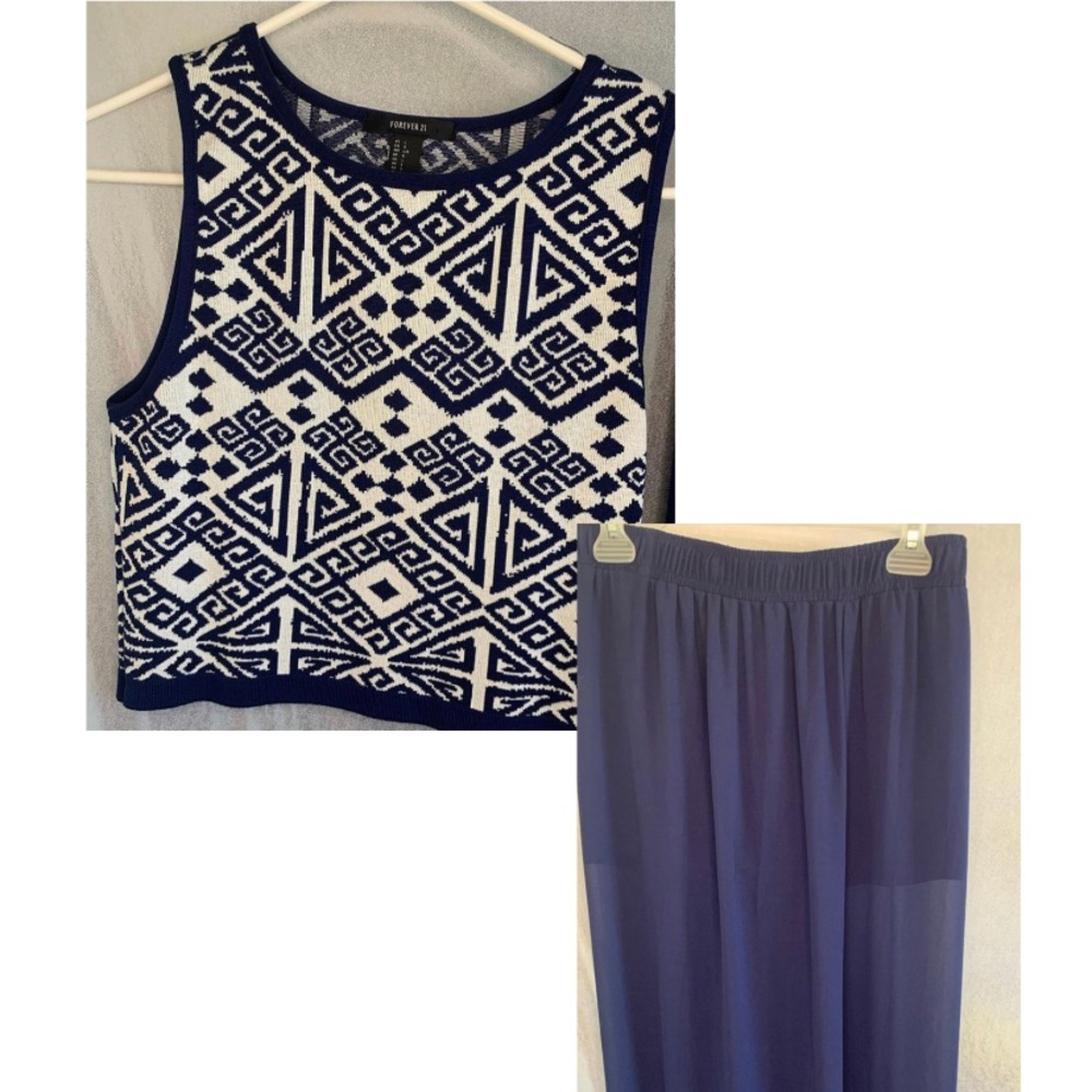 Two Piece Set, Forever 21 , Royal Blue